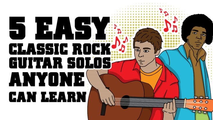 5 Easy Classic Rock Guitar Solos Anyone Can Learn | I Love Classic Rock Videos