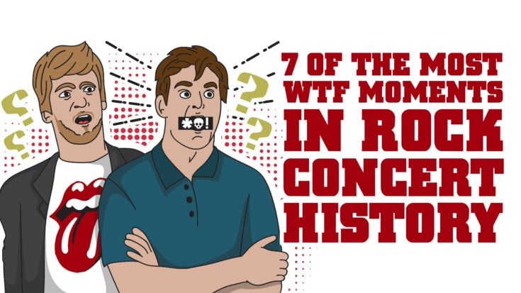 7 Of The Most WTF Moments In Rock Concert History | I Love Classic Rock Videos