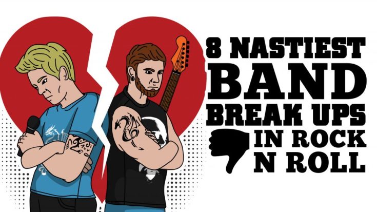 8 Nastiest Band Break Ups in Rock N’ Roll | I Love Classic Rock Videos