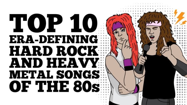 Top 10 Era-Defining Hard Rock and Heavy Metal Songs Of The 80s | I Love Classic Rock Videos