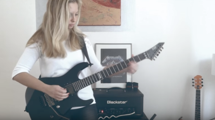 She Covers Metallica’s “One” And Nails The Solo! | I Love Classic Rock Videos