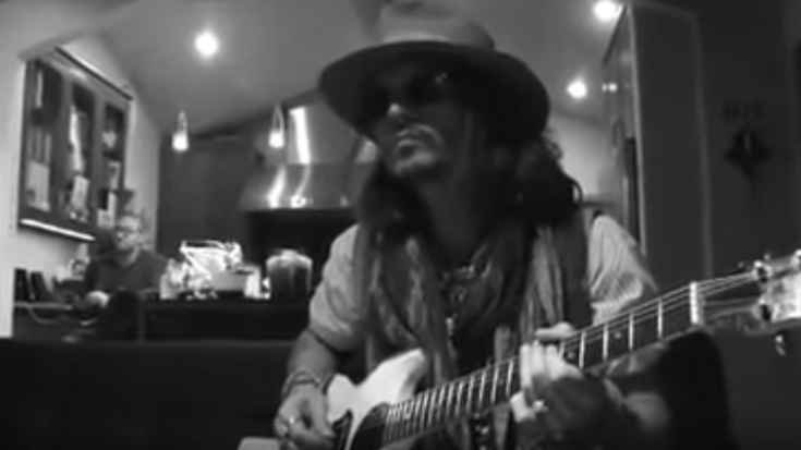 Johnny Depp Shows Off His Guitar Chops With Face-Melting Solo | I Love Classic Rock Videos