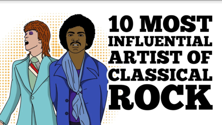 10 Most Influential Artists of Classic Rock | I Love Classic Rock Videos