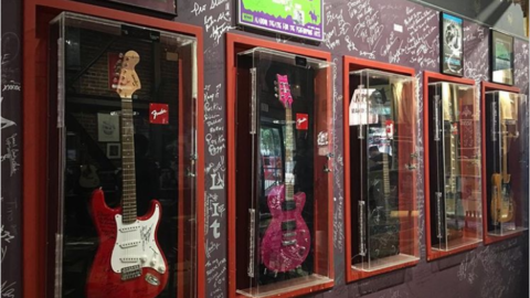 7 Restaurants That Have Legendary Rock Guitars Displayed | I Love Classic Rock Videos