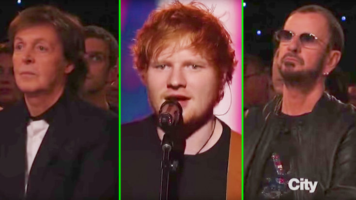Paul McCartney And Ringo Starr Nearly Tear Up As Ed Sheeran Flawlessly Covers ‘In My Life’ | I Love Classic Rock Videos