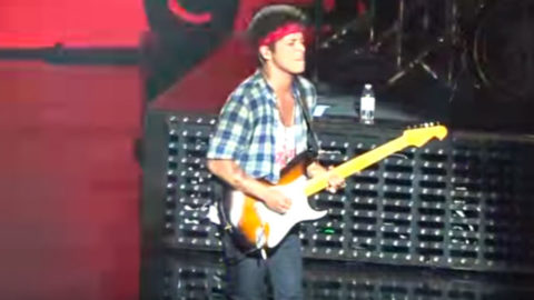 Bruno Mars Slays Led Zeppelin’s “Whole Lotta Love” On Guitar | I Love Classic Rock Videos