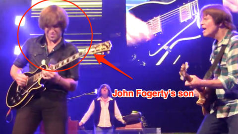 John Fogerty & Son Rock Out On Stage- Look At Him Go! | I Love Classic Rock Videos