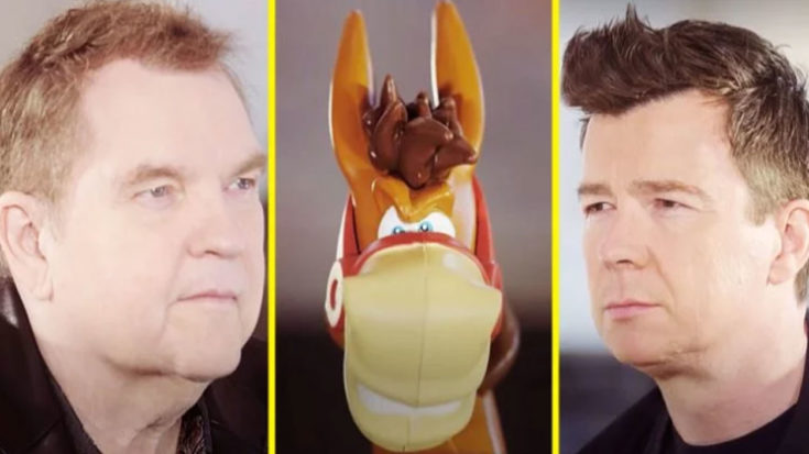 See Meat Loaf Go Face-To-Face With Rick Astley In The Fiercest Game Of ‘Buckaroo’ Ever! | I Love Classic Rock Videos