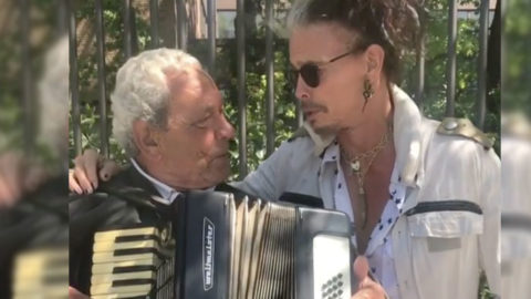 Steven Tyler Singing With Accordion Guy Is The Cutest Thing Ever | I Love Classic Rock Videos