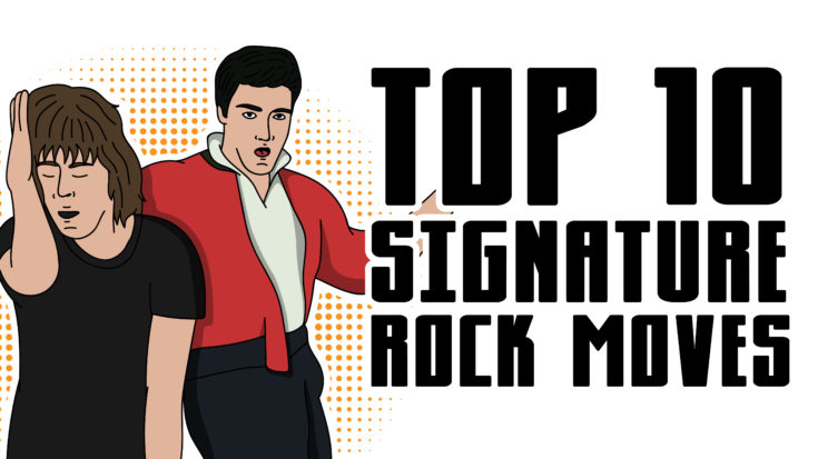 Top 10 Signature Rock Moves | I Love Classic Rock Videos