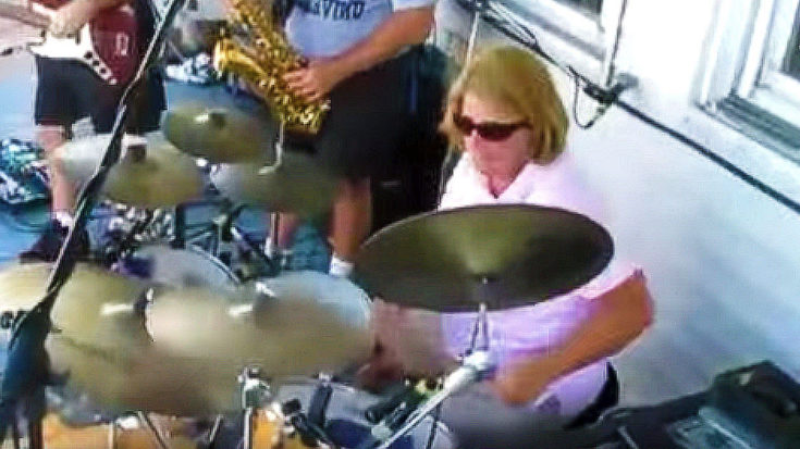 Mom Sits Behind Drum Set, What She Does Next Brings Party To A Screeching Halt | I Love Classic Rock Videos