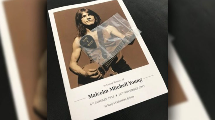 malcolm-young-funeral-program | I Love Classic Rock Videos