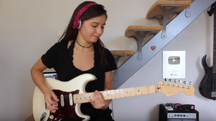 Girl Absolutely Crushes ‘Comfortably Numb’ Solo Beautifully | I Love Classic Rock Videos