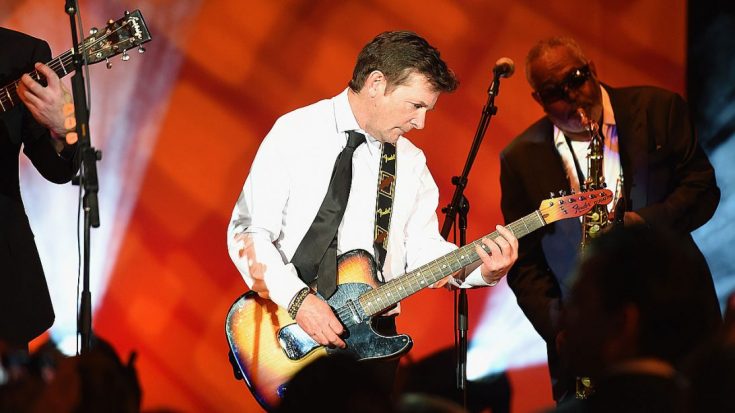 Michael J. Fox Makes Triumphant Return To The Stage To Perform “All Along The Watchtower” | I Love Classic Rock Videos