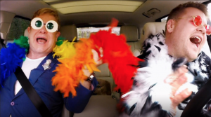 Birthday Boy Elton John Joins James Corden On Carpool Karaoke, Shows Folks How It’s Really Done