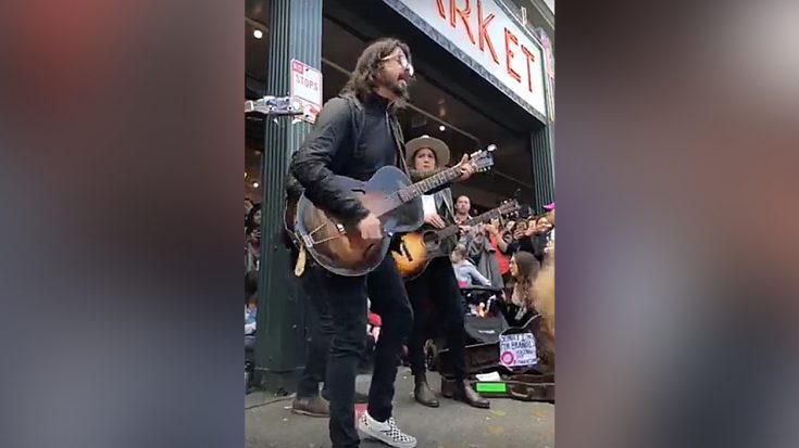 Dave Grohl & Friends Busk On The Streets Of Seattle And Crush “Let It Be” | I Love Classic Rock Videos