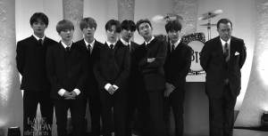 World Famous K-Pop Band Dress Like Beatles On Late Night Show And Perform