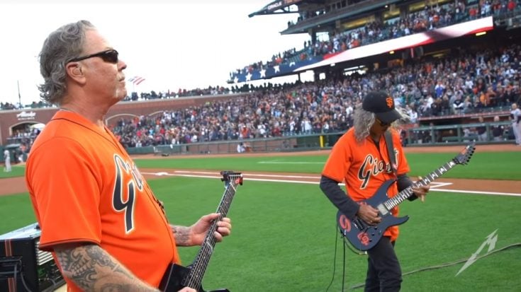 Watch Metallica Give America A Rock Rendition Of The Star Spangled Banner | I Love Classic Rock Videos