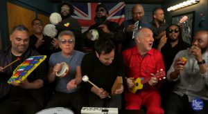 The Who Joins Jimmy Fallon and The Roots to perform their Classic “Won’t Get Fooled Again” with Children Instruments.