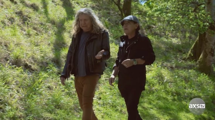 Robert Plant Jokes About Brian Johnson Joining Led Zeppelin – Watch | I Love Classic Rock Videos