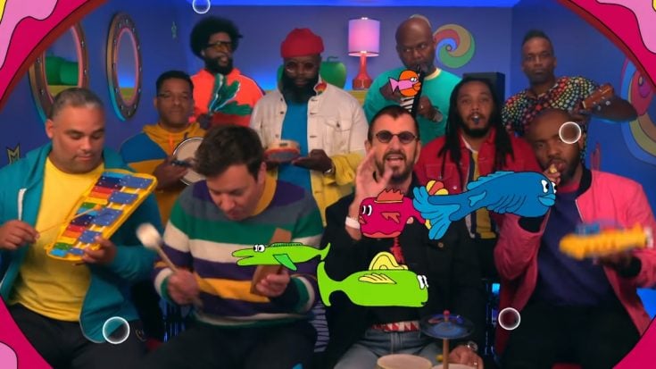 Watch Ringo Star And Jimmy Fallon Play “Yellow Submarine” With Toy Instruments | I Love Classic Rock Videos