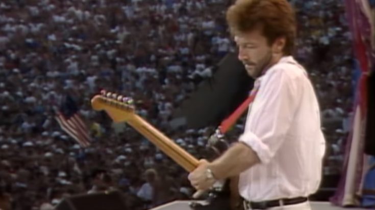 Live Aid 1985: Eric Clapton Performs “Layla” In Front Of 100,000 People | I Love Classic Rock Videos