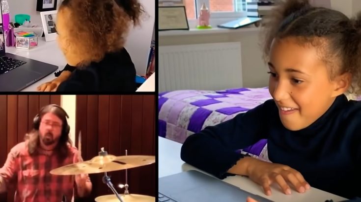 Dave Grohl Accepts 10 Year-Old Drum Challenge – Watch | I Love Classic Rock Videos