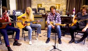 John Fogerty Sings With 2 Sons and Daughter At Home