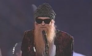ZZ Top During Super Bowl Halftime Show 1997