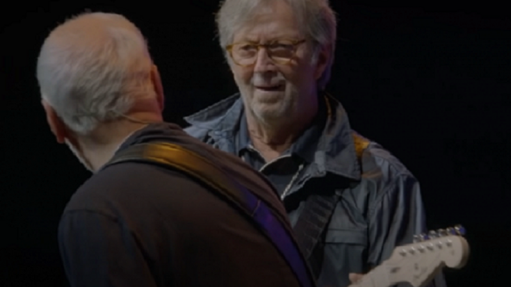 Eric Clapton And Peter Frampton Play Overlap Solos For ‘While My Guitar Gently Weeps’ | I Love Classic Rock Videos