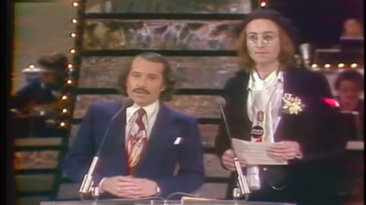 Relive The Time Paul Simon and John Lennon Presenting Record Of The Year | I Love Classic Rock Videos