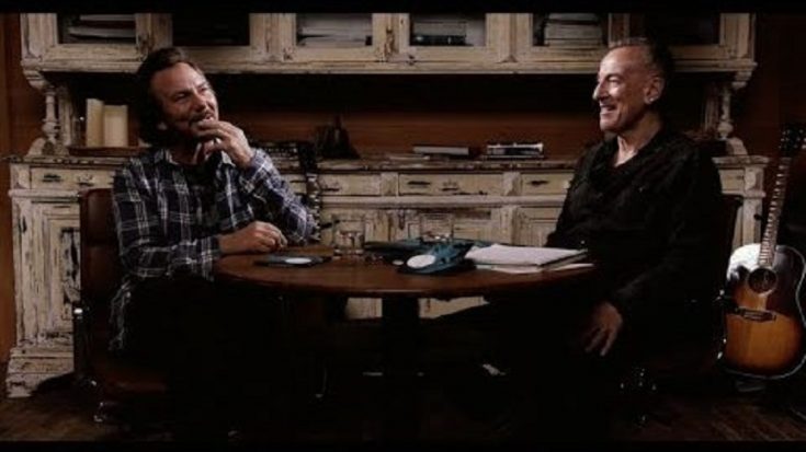 Eddie Vedder Sits In For Intimate Conversation with Bruce Springsteen | I Love Classic Rock Videos