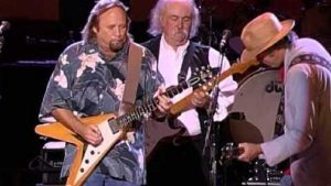 Relive Crosby, Stills, Nash, & Young Live Farm Aid Show In 2000