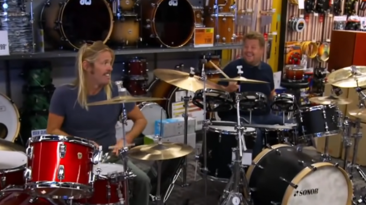 James Corden Features Taylor Hawkins’ ‘Late Late Show’ Guesting | I Love Classic Rock Videos