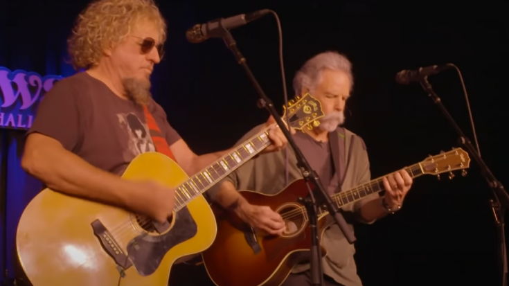 Watch Bob Weir and Sammy Hagar Sweet Jam in Mill Valley | I Love Classic Rock Videos