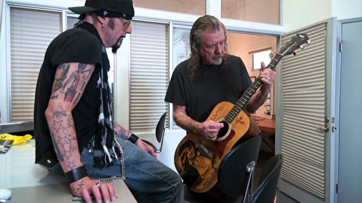 Watch Robert Plant Play Elvis Presley’s Guitar | I Love Classic Rock Videos