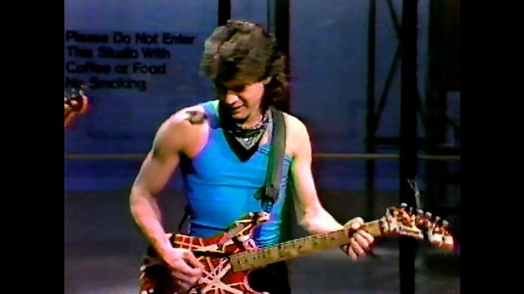 Relive The Time Eddie Van Halen Joins David Letterman’s Band In 1985 | I Love Classic Rock Videos