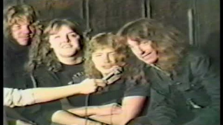 Relive Dave Mustaine’s First Interview with Metallica In 1983 | I Love Classic Rock Videos