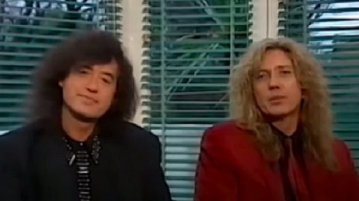 Watch Jimmy Page & David Coverdale’s Finland Interview In 1993 | I Love Classic Rock Videos