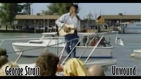 George Strait Sings Debut Single, “Unwound,” On A Boat In The Early 80s | I Love Classic Rock Videos