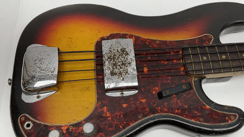 One Of The First Ever Fender Bass Made Found Underneath A Bed After 50 Years | I Love Classic Rock Videos
