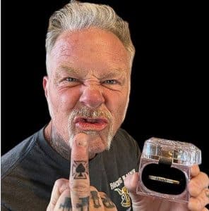 James Hetfield Gets Tattoo Using Ink Mixed with Lemmy’s Ashes