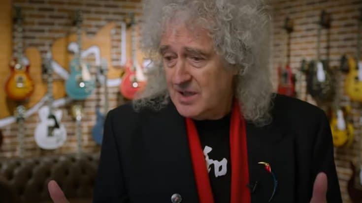 Brian May talking in an intervierw in The Gibson guitar store