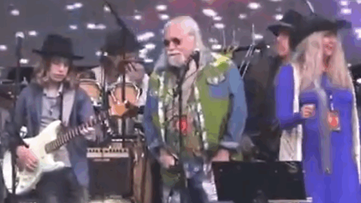 Norman Greenbaum performing “Spirit in the Sky” live in San Francisco on June 19, 2019, joined by a full band on stage during an outdoor concert.