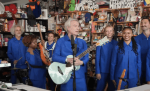 David Byrne Brings His Creative Magic to NPR’s Tiny Desk