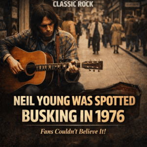 The Night Neil Young Shocked Glasgow by Busking on the Street