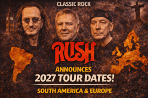 Rush Announce 2027 Tour Dates Across South America and Europe